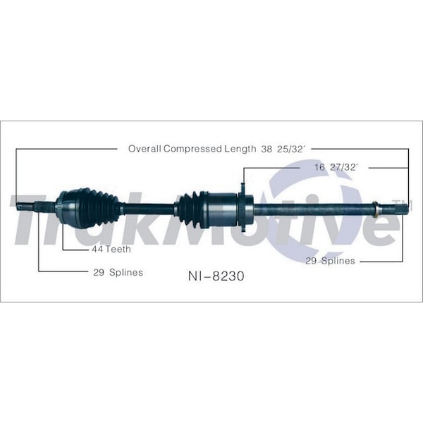 Surtrack Axle Cv Axle Shaft, Ni-8230 NI-8230 - main